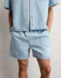 AE x Umbro Pull-On Denim Short - Light Wash