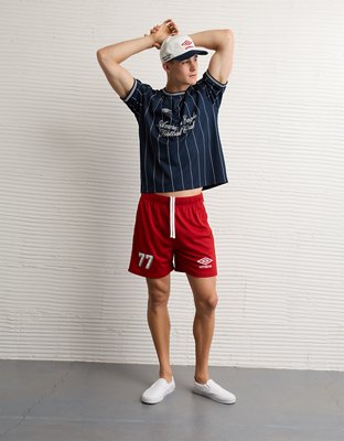 AE x Umbro Mesh Short - Red