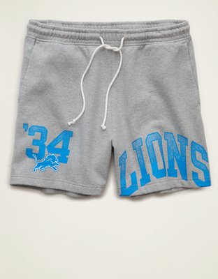 AE Detroit Lions 5.5" Fleece Short - Gray Heather