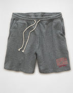 AE Georgia Bulldogs Cotton Short - Heather Gray