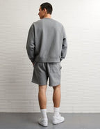 AE Georgia Bulldogs Cotton Short - Heather Gray
