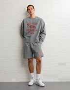 AE Georgia Bulldogs Cotton Short - Heather Gray
