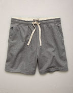 AE77 French Terry Deck Short - Heather Gray