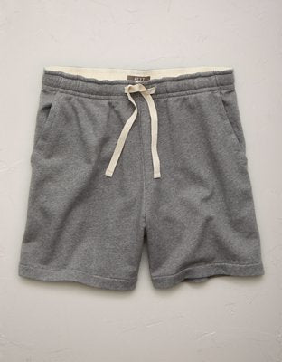 AE77 French Terry Deck Short - Heather Gray