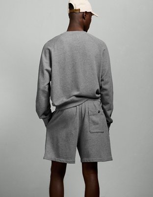 AE77 French Terry Deck Short - Heather Gray