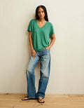 AE Soft & Sexy V-Neck T-Shirt - Leaf Green