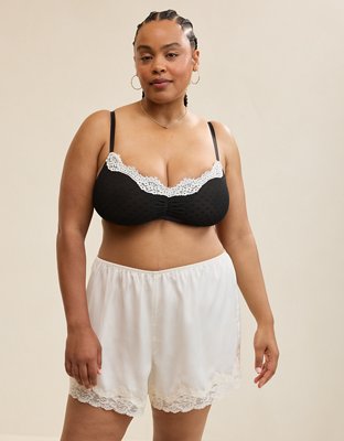 Show Off Sheer Happiness Lace Bralette - True Black