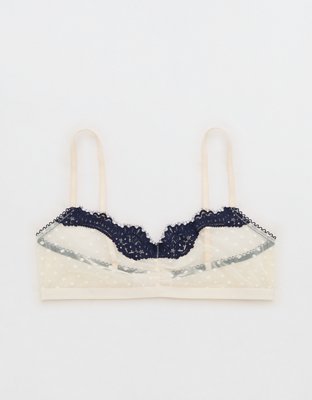 Show Off Sheer Happiness Lace Bralette - Natural