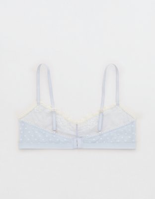 Show Off Sheer Happiness Lace Bralette - Misty Sky