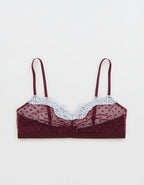 Show Off Sheer Happiness Lace Bralette - Royal Berry