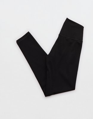 OFFLINE By Aerie Real Me XTRA Mid Rise Legging - True Black