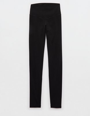 OFFLINE By Aerie Real Me XTRA Mid Rise Legging - True Black