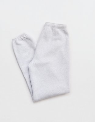 OFFLINE By Aerie Cloud Fleece Classic Jogger - Light Heather Gray