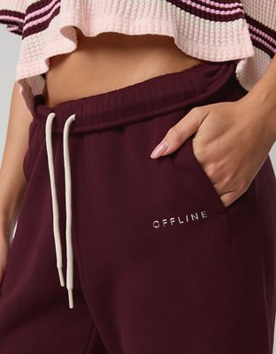 OFFLINE By Aerie Cloud Fleece Classic Jogger - Royal Berry