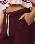 OFFLINE By Aerie Cloud Fleece Classic Jogger - Royal Berry