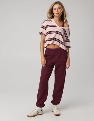 OFFLINE By Aerie Cloud Fleece Classic Jogger - Royal Berry