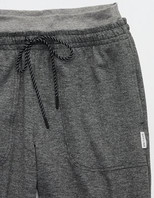 OFFLINE By Aerie Weekend Away Layered Waistband Trouser - Dark Heather Gray
