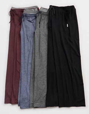 OFFLINE By Aerie Weekend Away Layered Waistband Trouser - Royal Berry