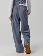 OFFLINE By Aerie Weekend Away Layered Waistband Trouser - Royal Navy