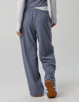 OFFLINE By Aerie Weekend Away Layered Waistband Trouser - Royal Navy