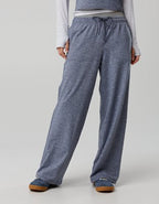 OFFLINE By Aerie Weekend Away Layered Waistband Trouser - Royal Navy