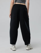 OFFLINE By Aerie Cloud Fleece Barrel Leg Pant - True Black