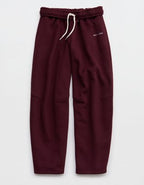 OFFLINE By Aerie Cloud Fleece Barrel Leg Pant - Royal Berry