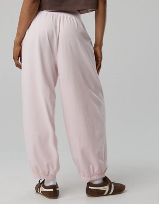 OFFLINE By Aerie OG Cotton Baggy Jogger - Pink Petal