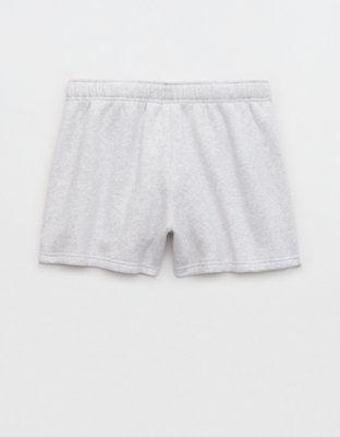 OFFLINE By Aerie 3" Cloud Fleece Short - Light Heather Gray
