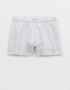 OFFLINE By Aerie 3" Cloud Fleece Short - Light Heather Gray