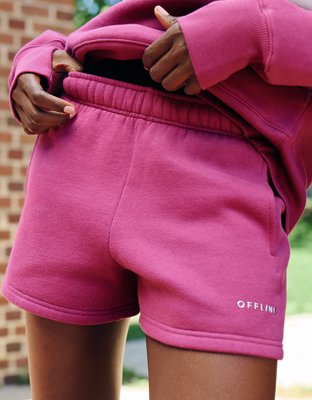 OFFLINE By Aerie 3" Cloud Fleece Short - Autumn Jam