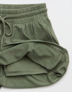 OFFLINE By Aerie Mesh Basketball Short - Festive Olive