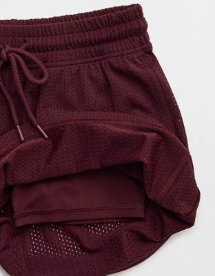 OFFLINE By Aerie Mesh Basketball Short - Royal Berry