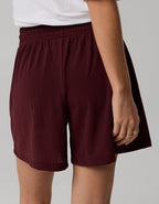 OFFLINE By Aerie Mesh Basketball Short - Royal Berry