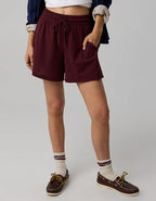 OFFLINE By Aerie Mesh Basketball Short - Royal Berry