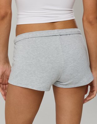 OFFLINE By Aerie OTT Fleece Shortie - Medium Heather Gray