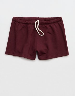 OFFLINE By Aerie OTT Fleece Shortie - Royal Berry