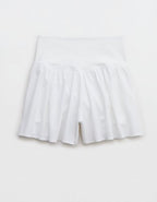 OFFLINE By Aerie Real Me Crossover Flowy Short - White
