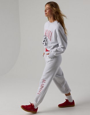 Alabama Crimson Tide OFFLINE By Aerie Jogger - Heather Gray