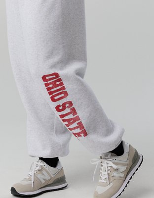 Ohio State Buckeyes OFFLINE By Aerie Jogger - Light Heather Gray