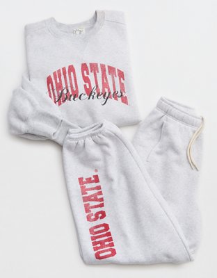 Ohio State Buckeyes OFFLINE By Aerie Jogger - Light Heather Gray
