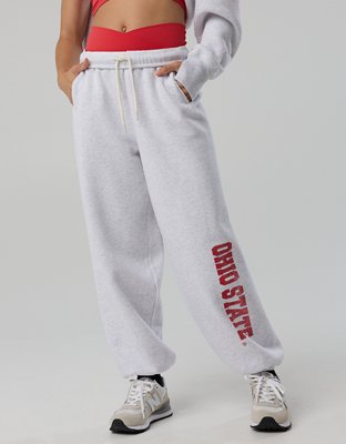 Ohio State Buckeyes OFFLINE By Aerie Jogger - Light Heather Gray