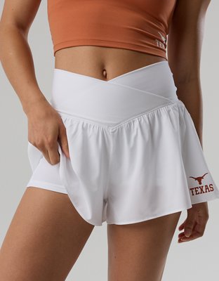 Texas Longhorns OFFLINE By Aerie Crossover Flowy Short - White