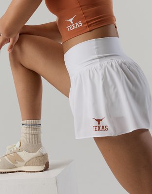 Texas Longhorns OFFLINE By Aerie Crossover Flowy Short - White