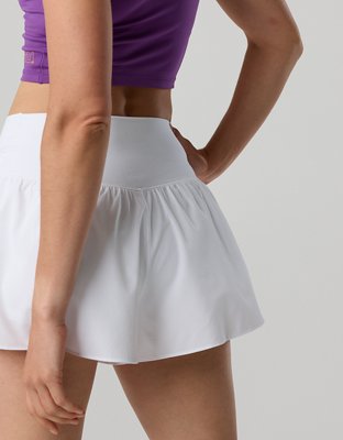 LSU Tigers OFFLINE By Aerie Crossover Flowy Short - Air White