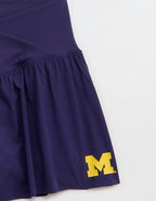 Michigan Wolverines OFFLINE By Aerie Crossover Flowy Short - Classic Navy