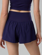 Michigan Wolverines OFFLINE By Aerie Crossover Flowy Short - Classic Navy