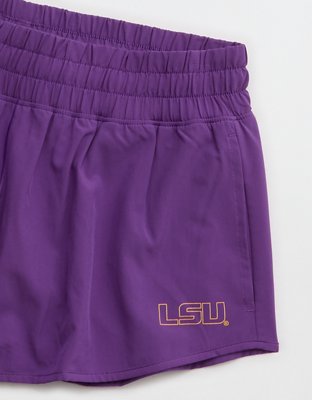 LSU Tigers OFFLINE By Aerie 2" Hot Stuff Short - Purple