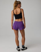 LSU Tigers OFFLINE By Aerie 2" Hot Stuff Short - Purple