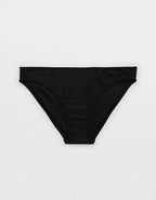 Aerie Full Coverage Classic Bikini Bottom - True Black